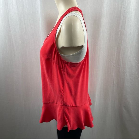 Joie Silk Cosma Peplum Shell Tank Grenadine M NWT - Picture 7 of 9